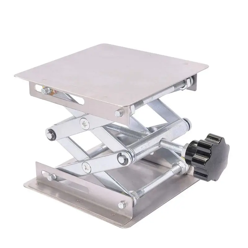 Scientific Lab Jack-100 x 100mm Stainless Steel Lab Stand Table Rack Scissor Lab-Lift Lifter for Science Experiment
Scientific Lab Jack-100 x 100mm Stainless Steel Lab Stand Table Rack Scissor Lab-Lift Lifter for Science Experiment