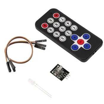 Black in StockInfrared 17-Key IR Wireless Remote Control Receiver Module Kit for Arduino High quality
Black in StockInfrared 17-Key IR Wireless Remote Control Receiver Module Kit for Arduino High quality