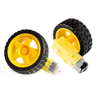 TT Motor Smart Car Robot Gear Motor for arduino Kit Wheels Smart Car Chassis Motor Robot Remote Control Car DC Gear Motor
TT Motor Smart Car Robot Gear Motor for arduino Kit Wheels Smart Car Chassis Motor Robot Remote Control Car DC Gear Motor