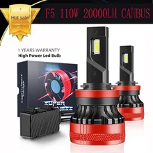 2Pcs F5 110W H11 H7 H4 H1 H3 H8 H9 9005 HB3 9006 HB4 Led Car Headlight Bulbs Canbus 20000LM Auto Fog Lamp High Power 12V Lights
2Pcs F5 110W H11 H7 H4 H1 H3 H8 H9 9005 HB3 9006 HB4 Led Car Headlight Bulbs Canbus 20000LM Auto Fog Lamp High Power 12V Lights