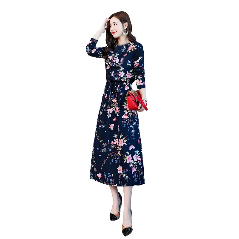 Plus Size Dress Mid-Calf Three Quarter Print A-Line Casual Polyester Cotton O-Neck Winter Dresses Women 2019 Casual Clothes New
Plus Size Dress Mid-Calf Three Quarter Print A-Line Casual Polyester Cotton O-Neck Winter Dresses Women 2019 Casual Clothes New