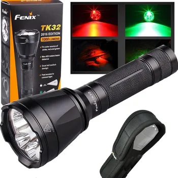 Fenix TK32 2016 CREE LED 1000 Lumen built in Red, Green Lights and dual tail switch tactical Flashlight
Fenix TK32 2016 CREE LED 1000 Lumen built in Red, Green Lights and dual tail switch tactical Flashlight