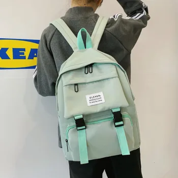 Backpack For Women Solid Color School Bag For Teenage Girls Shoulder Travel Bag Multi Pocket Nylon Back Pack Mochila 2020
Backpack For Women Solid Color School Bag For Teenage Girls Shoulder Travel Bag Multi Pocket Nylon Back Pack Mochila 2020