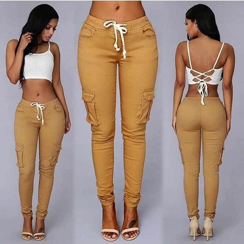 Stacked Trousers 2020 Hot Sell 4XL Plus Size Leggings Multi-Pocket Ladies Pants Casual Drawstring Pants Women Vintage Sweatpants
Stacked Trousers 2020 Hot Sell 4XL Plus Size Leggings Multi-Pocket Ladies Pants Casual Drawstring Pants Women Vintage Sweatpants