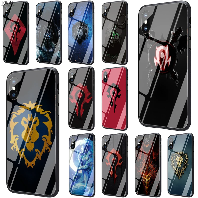EWAU World of Warcraft Tempered Glass phone case for iphone 5 5s SE 6 6s 7 8 Plus X XR XS 11 pro Max
EWAU World of Warcraft Tempered Glass phone case for iphone 5 5s SE 6 6s 7 8 Plus X XR XS 11 pro Max