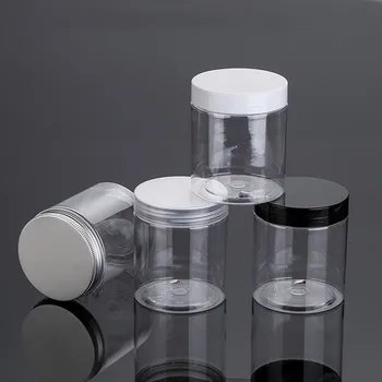30pcs 250g transparent empty cosmetic cream bottles,250ml clear PET jar Black / White / aluminum screw cap,skin care pots tin
30pcs 250g transparent empty cosmetic cream bottles,250ml clear PET jar Black / White / aluminum screw cap,skin care pots tin