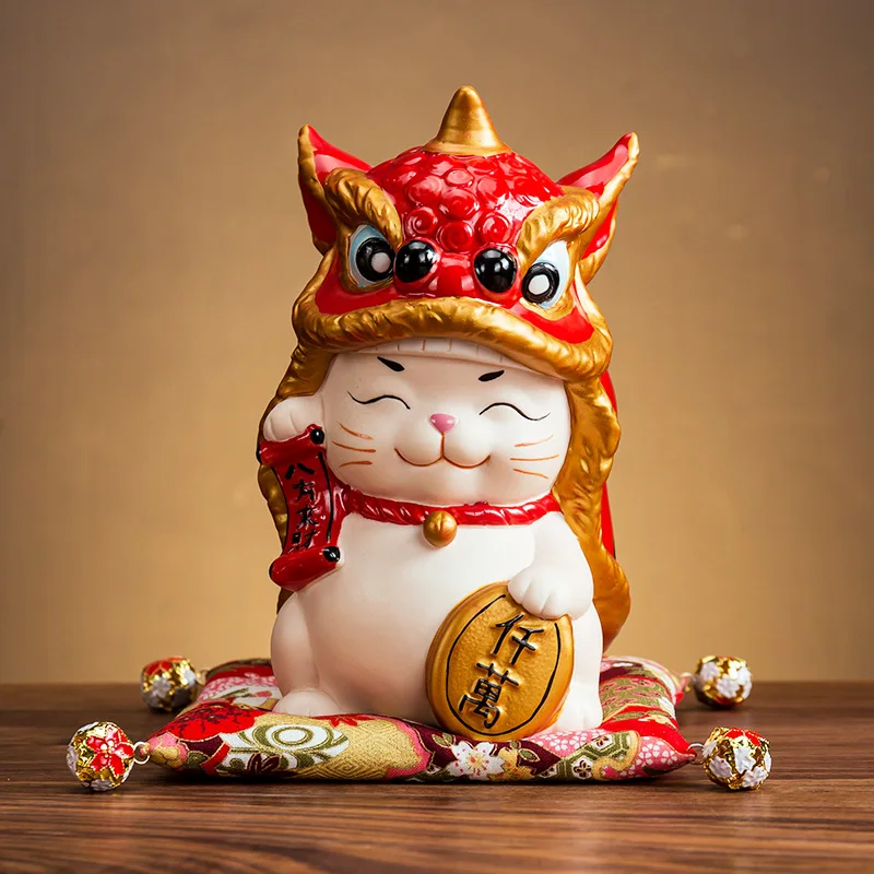 Lion Fortune Cat Ornaments Housewarming Open Gift Home Office Fortune Cat Shop Ornaments Decorations for Home
Lion Fortune Cat Ornaments Housewarming Open Gift Home Office Fortune Cat Shop Ornaments Decorations for Home