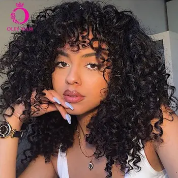 OLEY New Product Afro Curly Black Wig Heat Resistant Synthetic Lace Front Wig Attractive Daily/Cosplay Wigs For Black Women
OLEY New Product Afro Curly Black Wig Heat Resistant Synthetic Lace Front Wig Attractive Daily/Cosplay Wigs For Black Women
