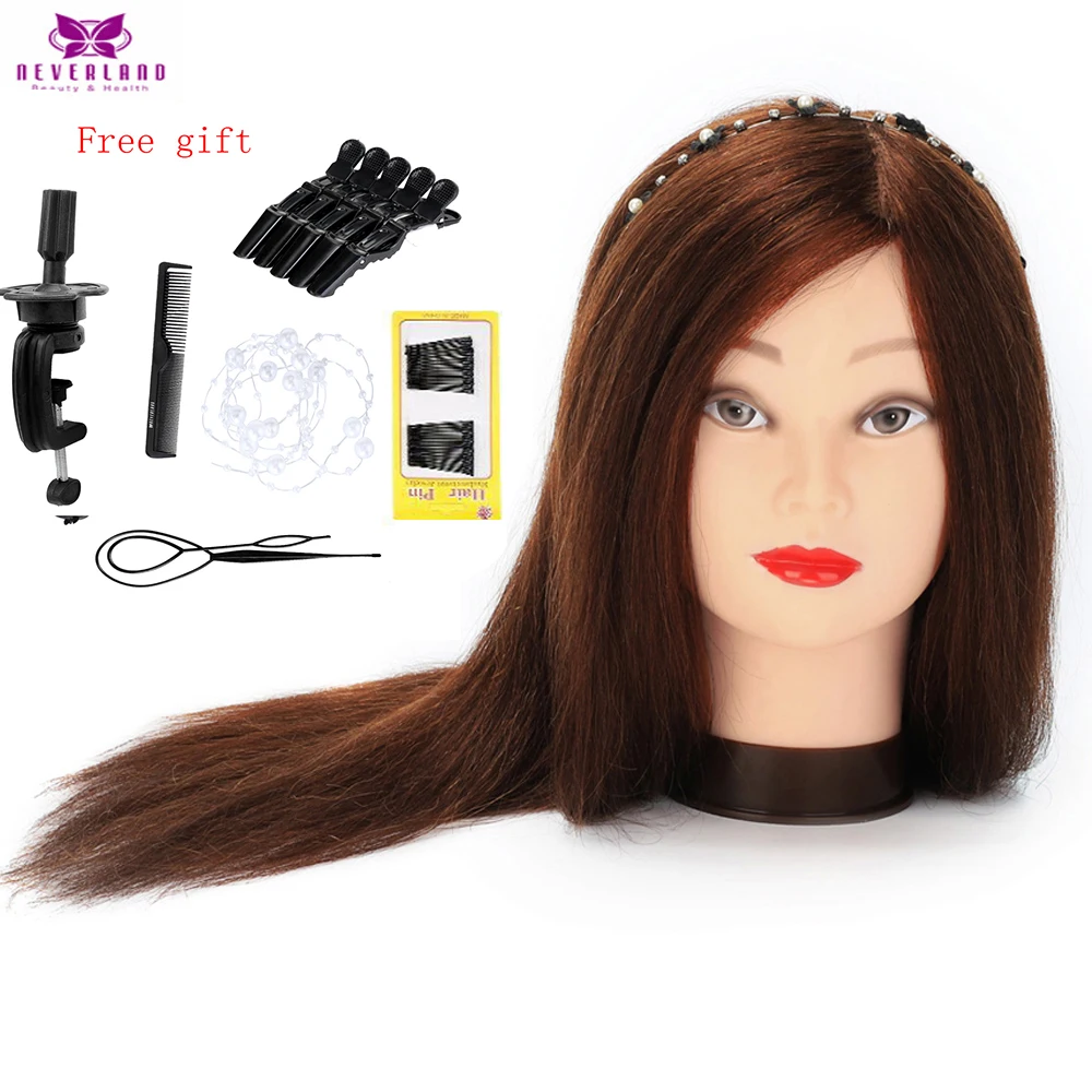 Neverland Dispatch 100% Real Human Hair Training Head Mannequin For Hairdresser Hairdressing Mannequin + Clamp Holder
Neverland Dispatch 100% Real Human Hair Training Head Mannequin For Hairdresser Hairdressing Mannequin + Clamp Holder