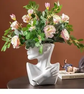 CERAMIC VASE FIGURE SCULPTURE ORNAMENTS BUST PORTRAIT FIGURINES FLOWER ARRANGEMENT HOME DECOR MODERN CRAFTS PORCELAIN VASES
CERAMIC VASE FIGURE SCULPTURE ORNAMENTS BUST PORTRAIT FIGURINES FLOWER ARRANGEMENT HOME DECOR MODERN CRAFTS PORCELAIN VASES