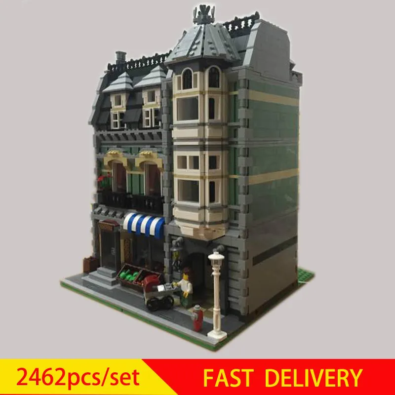 City Street Green Grocer Model Building Kits Blocks Bricks Compatible 10185 Educationa Toy kid Birthday DIY gift
City Street Green Grocer Model Building Kits Blocks Bricks Compatible 10185 Educationa Toy kid Birthday DIY gift