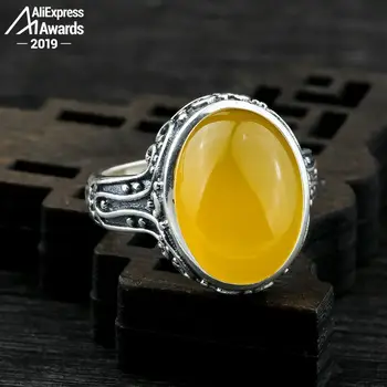 12*16mm 6.18 Sale S925 Sterling Silver Ukraine Amber Rings Exaggerated Rings health rich lithuania Retro Handmade
12*16mm 6.18 Sale S925 Sterling Silver Ukraine Amber Rings Exaggerated Rings health rich lithuania Retro Handmade
