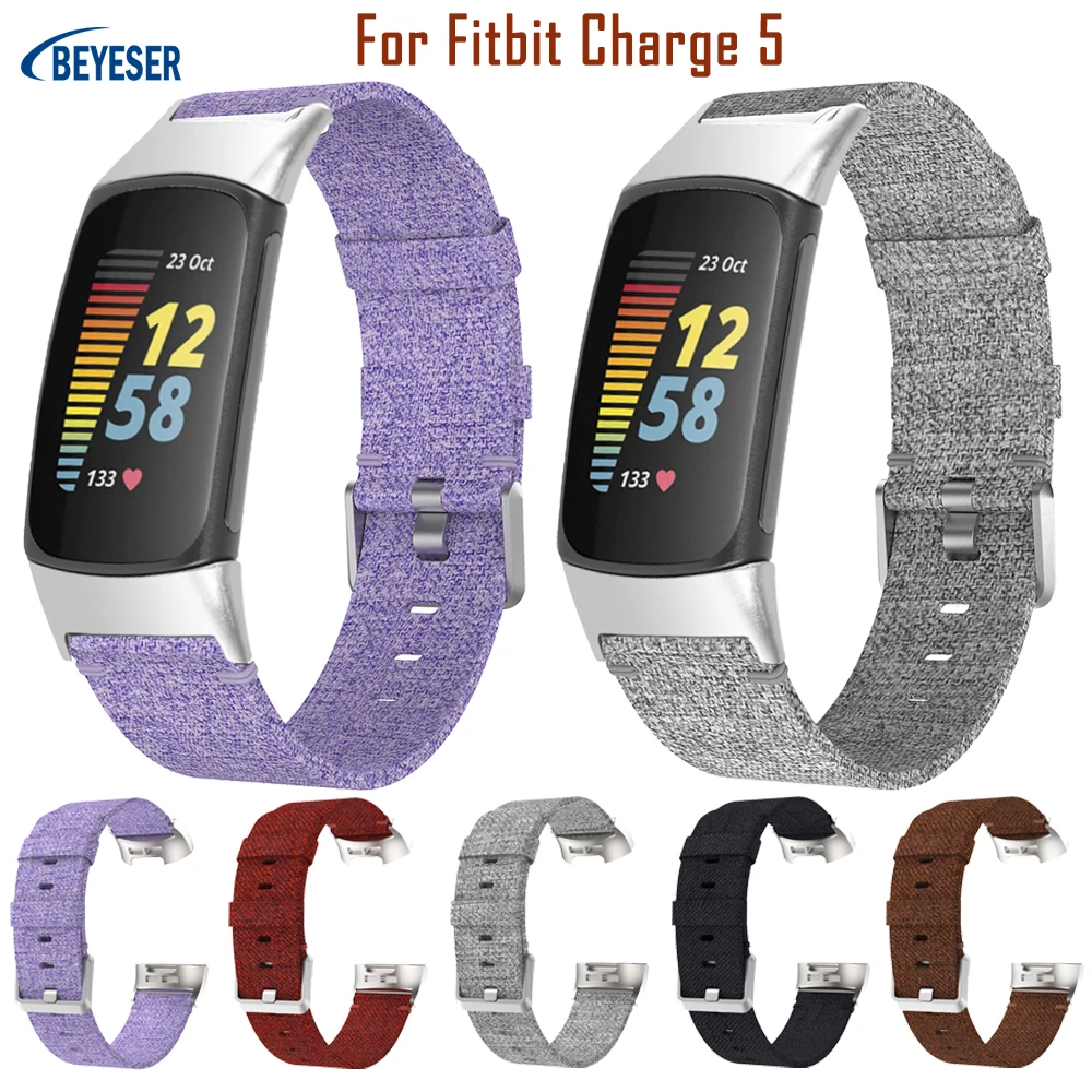 Fit For Fitbit Charge 5 Nylon Woven Strap Canvas Bracelet Modern Fashion Comfortable Watchband Replacement Wristband Correas New
Fit For Fitbit Charge 5 Nylon Woven Strap Canvas Bracelet Modern Fashion Comfortable Watchband Replacement Wristband Correas New