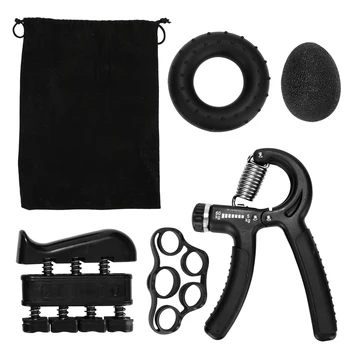 5 Ppcs Hand Grip Trainer Set Finger Resistance Band Rubber Ring Grips Fingers Exerciser Ball for Muscle Recovery Gripper Trainer
5 Ppcs Hand Grip Trainer Set Finger Resistance Band Rubber Ring Grips Fingers Exerciser Ball for Muscle Recovery Gripper Trainer