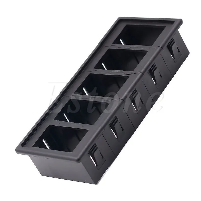 Plastic 5 Rocker Switch Clip Panel Assembly Patrol Holder Housing For ARB Carling Style
Plastic 5 Rocker Switch Clip Panel Assembly Patrol Holder Housing For ARB Carling Style