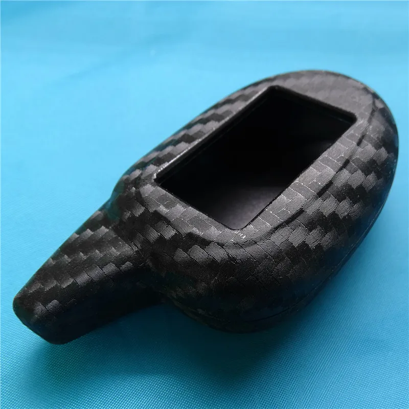 Car Key Case Cover Carbon Fiber Silicone Two Way Car Alarm LCD Remote Protector Cover Fit For Scher-Khan Magicar 7-11 M101AS
Car Key Case Cover Carbon Fiber Silicone Two Way Car Alarm LCD Remote Protector Cover Fit For Scher-Khan Magicar 7-11 M101AS
