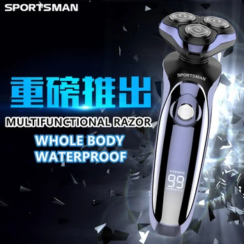 Electric shaver multi-function rechargeable shaver digital display power full body washing with base 4D beauty tools
Electric shaver multi-function rechargeable shaver digital display power full body washing with base 4D beauty tools