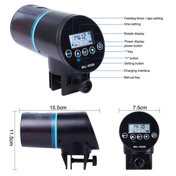 1pc Bluetooth Automatic Electrical Plastic Fish Tank Timer Feeder Home Aquarium Tank Food Feeding Portable Fish Feeder Tools
1pc Bluetooth Automatic Electrical Plastic Fish Tank Timer Feeder Home Aquarium Tank Food Feeding Portable Fish Feeder Tools