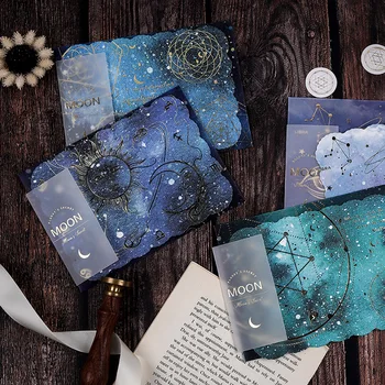 Galaxy Envelope Fantasy Starry Sky Sulfuric Acid Paper Envelope Greeting Card Set Holiday Gift Bronzing Card 
Galaxy Envelope Fantasy Starry Sky Sulfuric Acid Paper Envelope Greeting Card Set Holiday Gift Bronzing Card
