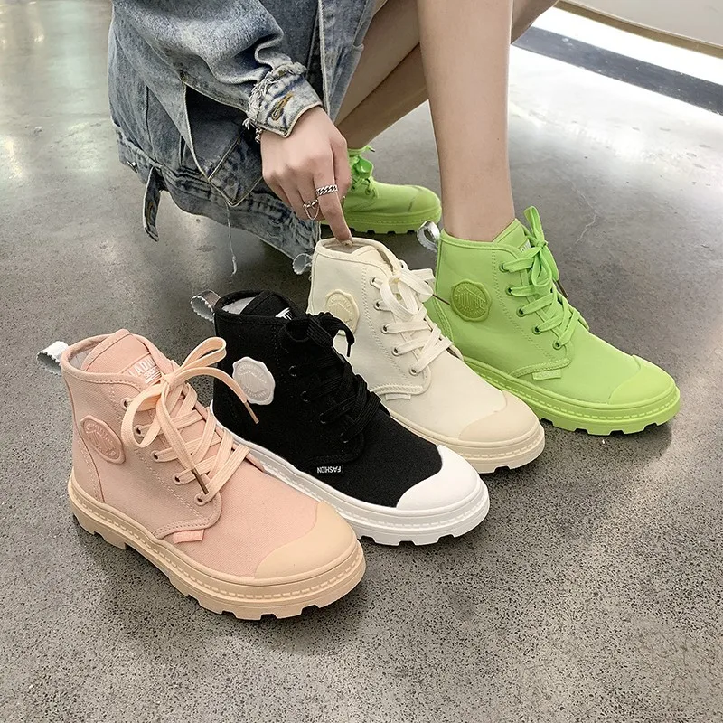 Martin Boots Women's British-Style 2019 Autumn New Style Versatile Short Boots Student Hight-top Motorcycle Boots Women's
Martin Boots Women's British-Style 2019 Autumn New Style Versatile Short Boots Student Hight-top Motorcycle Boots Women's