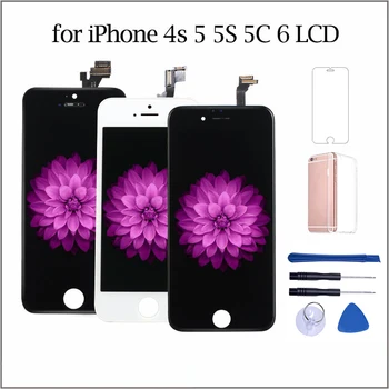 AAA+++ Quality for iPhone 4S Module Touch Digitizer Assembly Screen Replacement for iPhone 6 5s LCD Display Black White Color
AAA+++ Quality for iPhone 4S Module Touch Digitizer Assembly Screen Replacement for iPhone 6 5s LCD Display Black White Color