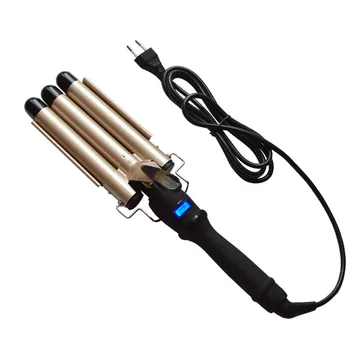 1pc Hair Curling Iron Temperature Control Three-stick Curling Iron LCD Temperature Control Water Ripple Curling Iron Hair Curler
1pc Hair Curling Iron Temperature Control Three-stick Curling Iron LCD Temperature Control Water Ripple Curling Iron Hair Curler