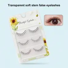 3Pairs False Eyelashes Natural Curl Exquisite Cross Makeup Extensions Eye Lashes for Bride
3Pairs False Eyelashes Natural Curl Exquisite Cross Makeup Extensions Eye Lashes for Bride