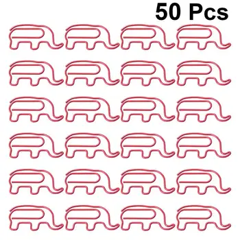 50Pcs Durable Paper Clips Creative Elephant Shaped Design Clips for Paper Message Note Files(Red)
50Pcs Durable Paper Clips Creative Elephant Shaped Design Clips for Paper Message Note Files(Red)