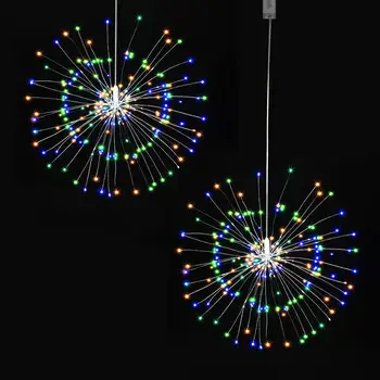 Fairy Garland Firework Light 120LED Fairy String Light Wedding Xmas Decor Bouquet Shape Durable Fairy Light Festival 
Fairy Garland Firework Light 120LED Fairy String Light Wedding Xmas Decor Bouquet Shape Durable Fairy Light Festival