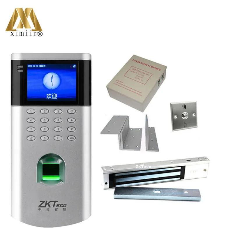 Biometric F200 Kit Fingerprint Access Control,12V5A Power Supply, Electromagnetic Lock, ZL Bracket, Stainless Steel Exit Button
Biometric F200 Kit Fingerprint Access Control,12V5A Power Supply, Electromagnetic Lock, ZL Bracket, Stainless Steel Exit Button