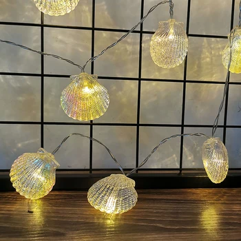 Seashell String Lights Fairy Garland Shell Shaped Holiday Light Battery Powered Decorative Hanging Light for Wedding Party Decor
Seashell String Lights Fairy Garland Shell Shaped Holiday Light Battery Powered Decorative Hanging Light for Wedding Party Decor