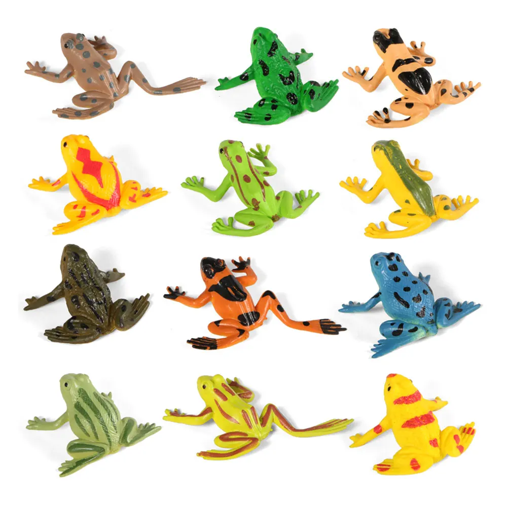 12pcs Simulation frogs Models Educational Realistic Amphibians Action Figures Play Set Frogs Models Party Model DecorationsToys
12pcs Simulation frogs Models Educational Realistic Amphibians Action Figures Play Set Frogs Models Party Model DecorationsToys