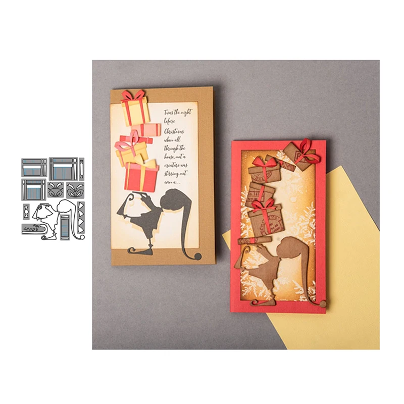 Metal Cutting Dies for Scrapbooking Gift Box Shape Die Cut Paper Card Making Stencil Craft Model Album Decoration 2019 New Dies
Metal Cutting Dies for Scrapbooking Gift Box Shape Die Cut Paper Card Making Stencil Craft Model Album Decoration 2019 New Dies