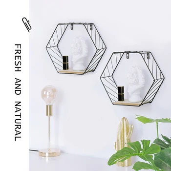 Hot Simple Hollow design Hexagon Lron Mesh Wall Hanging Household Decoration Pendant Storage Rack for Living Room or Bedroom
Hot Simple Hollow design Hexagon Lron Mesh Wall Hanging Household Decoration Pendant Storage Rack for Living Room or Bedroom