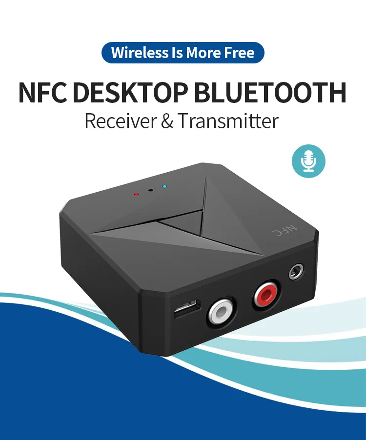 Bluetooth-compatible 5.0 Audio Receiver Transmitter AUX RCA 3.5 Jack USB Music Stereo Wireless Adapters For Car TV PC Speaker |