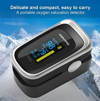OLED Fingertip Pulse Oximeter with Audio Alarm & Pulse Sound - SPO2 PR PI Respiration Rate Monitor
OLED Fingertip Pulse Oximeter with Audio Alarm & Pulse Sound - SPO2 PR PI Respiration Rate Monitor