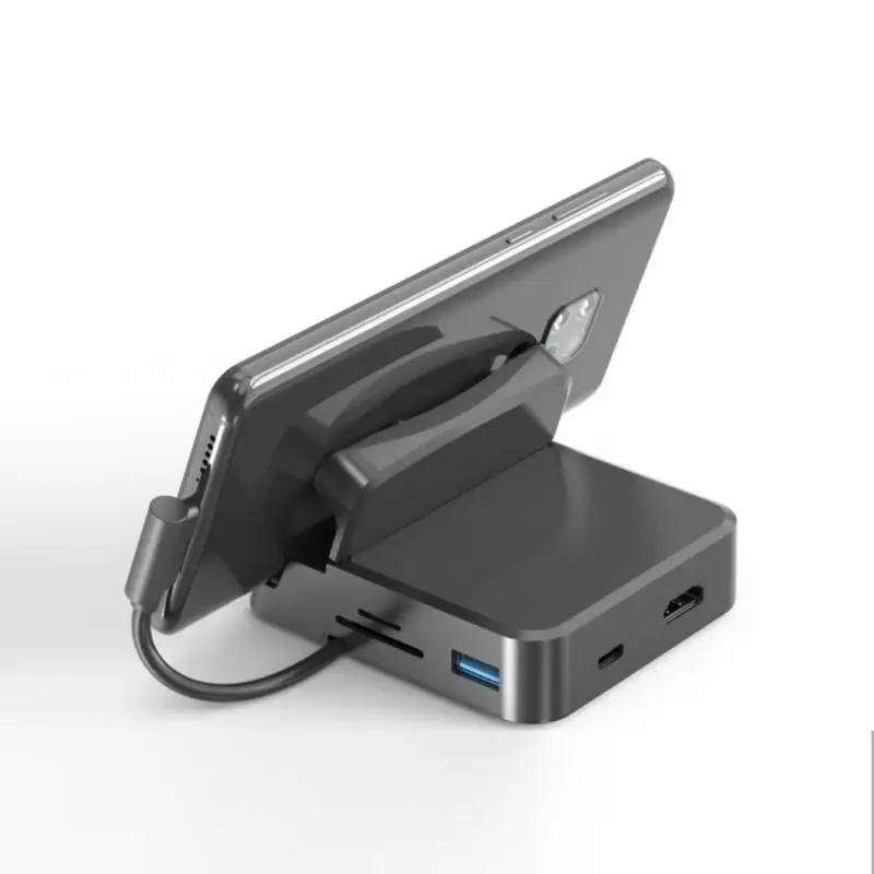 New USB Type C HUB Docking Station For Samsung S20 S10 Dex Pad USB-C To HDMI-compatible 3.0 SD TF Card PD Adapter | Мобильные
