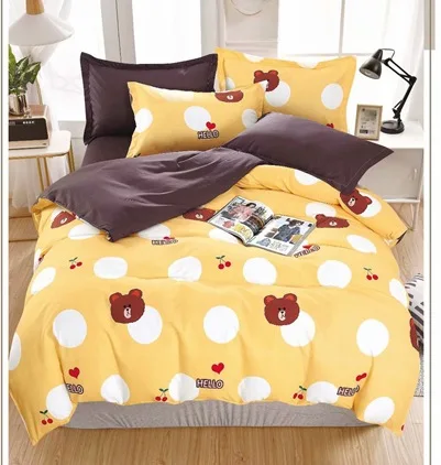 Series Multi-pattern Quilt Cover Fitted Bed Sheet Textile Bedding Custom Cartoon Home Long Pillow Four-piece Set Color Polyester
Series Multi-pattern Quilt Cover Fitted Bed Sheet Textile Bedding Custom Cartoon Home Long Pillow Four-piece Set Color Polyester