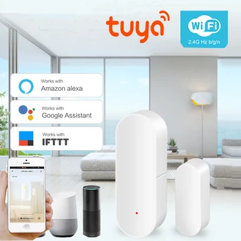 Tuya IFTTT APP Smart WIFI Door Sensor Home Security Alarm System Door Sensor Detector App Compatible Amazon Alexa Google Home
Tuya IFTTT APP Smart WIFI Door Sensor Home Security Alarm System Door Sensor Detector App Compatible Amazon Alexa Google Home