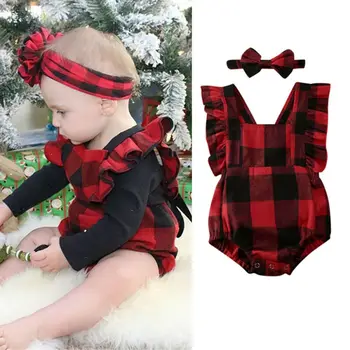 Pudcoco Christmas Newborn Baby Girl Plaid Rompers Baby Girls Clothing Ruffles Rompers Jumpsuit Playsuit
Pudcoco Christmas Newborn Baby Girl Plaid Rompers Baby Girls Clothing Ruffles Rompers Jumpsuit Playsuit