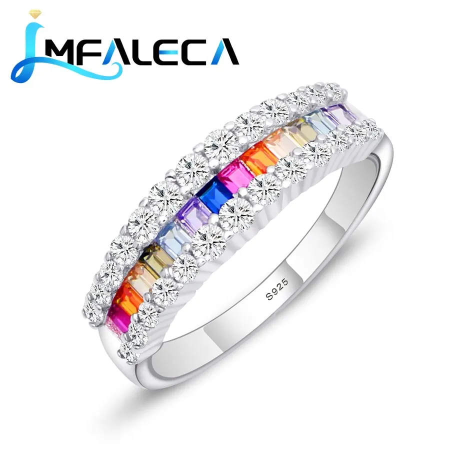 LMFALECA Silver Rings for Women Real 925 Sterling Silver Jewelry Multicolor Zircon Gemstone Birthstone Wedding Engagement Ring
LMFALECA Silver Rings for Women Real 925 Sterling Silver Jewelry Multicolor Zircon Gemstone Birthstone Wedding Engagement Ring