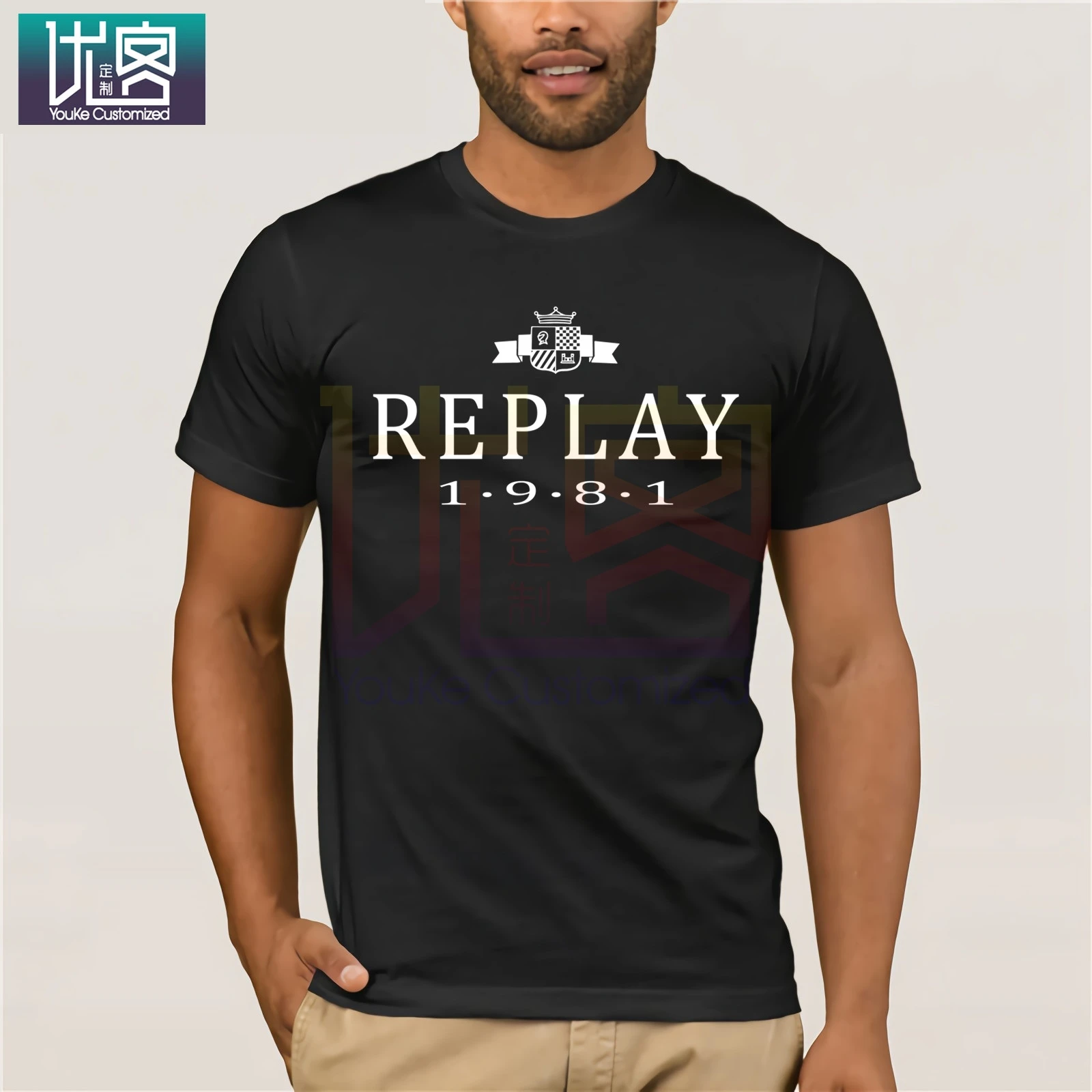 REPLAY 1981 T-Shirt Clothes Popular T-Shirt Crewneck 100% Cotton Tees Funny Tees Cotton Tops T-Shirt Casual Short Sleeve Top
REPLAY 1981 T-Shirt Clothes Popular T-Shirt Crewneck 100% Cotton Tees Funny Tees Cotton Tops T-Shirt Casual Short Sleeve Top