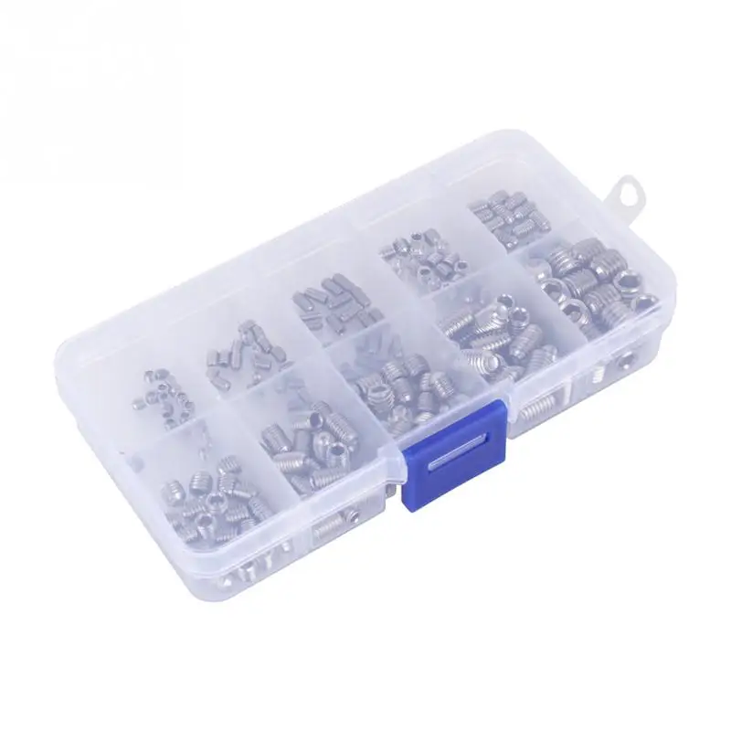 200 pcs One Box of Multi-size Hex Socket Set Screw Cup M3 M4 M5 M6 | Обустройство дома