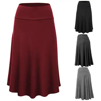 skirt black long Party Dance Fashion Women Solid Color Flare Hem High Waist Midi Skirt/skirts womens/faldas
skirt black long Party Dance Fashion Women Solid Color Flare Hem High Waist Midi Skirt/skirts womens/faldas