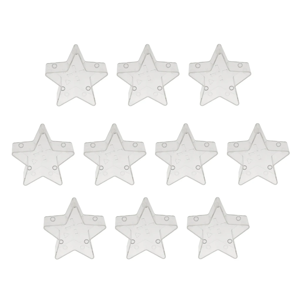 10x Star Shape Tealight Holder Candle Holder Cup Wedding Party Centerpiece 10x Star Shape Tealight Holder Candle Holder Cup Wedding Party Centerpiece