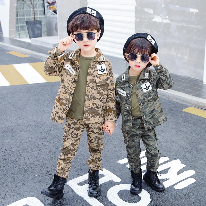 2019 Autumn Children Autumn Clothing New Style Boys' And Girls' Suit Spring And Autumn Camouflage Sports Two-Piece Set
2019 Autumn Children Autumn Clothing New Style Boys' And Girls' Suit Spring And Autumn Camouflage Sports Two-Piece Set
