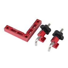 

Fashionright Angle Clamps 90 Degrees L-Shaped Auxiliary Fixture Splicing Board Positioning L-Shaped Ruler Positioner Clip