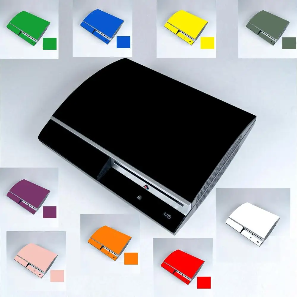 Ten Pure Clean Solid Colours Vinyl Skin Sticker Protector for Sony PS3 Original fat PlayStation 3 skins Stickers
Ten Pure Clean Solid Colours Vinyl Skin Sticker Protector for Sony PS3 Original fat PlayStation 3 skins Stickers