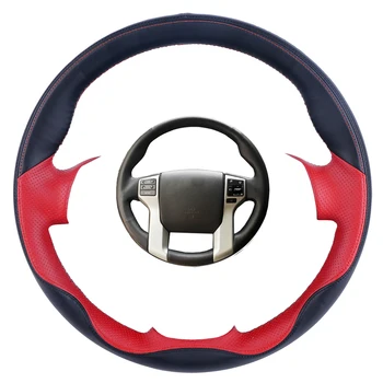 DIY Black Leather Hand-stitched Car Steering Wheel Cover for Toyota Land Cruiser Prado 2010-2015 Tundra 2013-2017
DIY Black Leather Hand-stitched Car Steering Wheel Cover for Toyota Land Cruiser Prado 2010-2015 Tundra 2013-2017