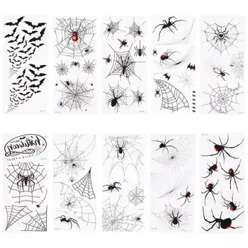 10pcs Halloween Body Stickers Waterproof Arm Decals Spider Stickers Face Stickers For Body Carnival Halloween Party Decoration
10pcs Halloween Body Stickers Waterproof Arm Decals Spider Stickers Face Stickers For Body Carnival Halloween Party Decoration